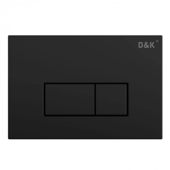 Кнопка механическая двойная D&K Rhein DB1499025 черный (для инсталляции DI8050127) - Сантехтрейд - Интернет-магазин сантехники г. Екатеринбург