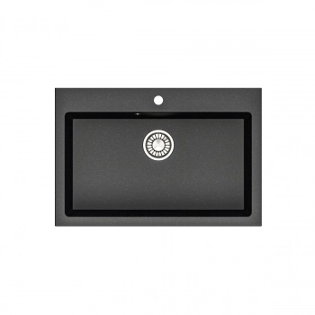 Мойка AGATA 39/Q4 Черный 755x505x200 матовая из искусственного камня - Сантехтрейд - Интернет-магазин сантехники г. Екатеринбург