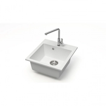 Мойка AGATA 42/G31 Белый 500x500x175 матовая из искусственного камня - Сантехтрейд - Интернет-магазин сантехники г. Екатеринбург