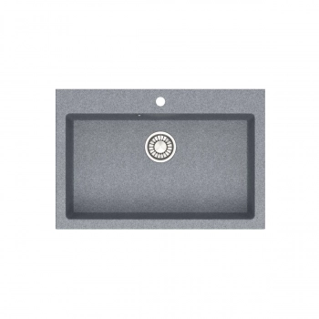 Мойка AGATA 39/Q8 Темно-серый 755x505x200 матовая из искусственного камня - Сантехтрейд - Интернет-магазин сантехники г. Екатеринбург