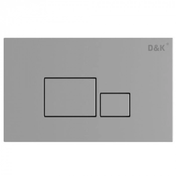 Кнопка механическая двойная D&K Quadro DB1519001 хром - Сантехтрейд - Интернет-магазин сантехники г. Екатеринбург
