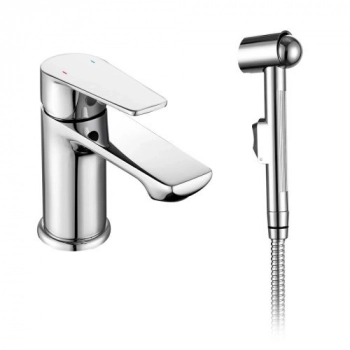 Смеситель для умывальника GROSS AQUA Dyno 6249285C, с гигиеническим душем - Сантехтрейд - Интернет-магазин сантехники г. Екатеринбург