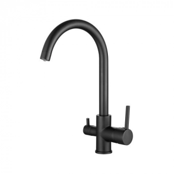 Смеситель для кухни BELZ B76801-7 с подключением к фильтру питьевой воды, черный (10) - Сантехтрейд - Интернет-магазин сантехники г. Екатеринбург