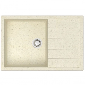 Мойка AGATA 161/Q2 Бежевая 750х505x218 матовая из искусственного камня - Сантехтрейд - Интернет-магазин сантехники г. Екатеринбург