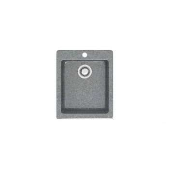 Мойка AGATA 8/Q8 тёмно-серый 500x425x195 матовая из искусственного камня - Сантехтрейд - Интернет-магазин сантехники г. Екатеринбург