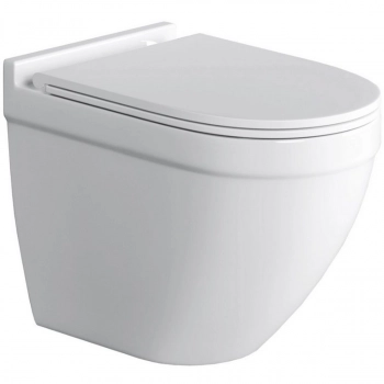 Унитаз подвесной Grossman торнадо GR-4483SQ, 520х360х410 мм, безободковый, сиденье микролифт - Сантехтрейд - Интернет-магазин сантехники г. Екатеринбург