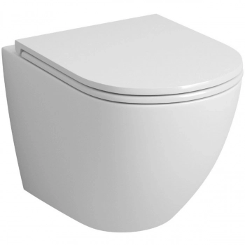 Унитаз подвесной Grossman торнадо GR-4455SQ 490х370х360 мм, безободковый, сиденье микролифт - Сантехтрейд - Интернет-магазин сантехники г. Екатеринбург