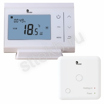 Термостат электронный программируемый беспроводной Wester RT11PRF - Сантехтрейд - Интернет-магазин сантехники г. Екатеринбург