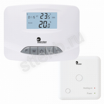 Термостат электронный программируемый беспроводной Wester RT15PRF - Сантехтрейд - Интернет-магазин сантехники г. Екатеринбург