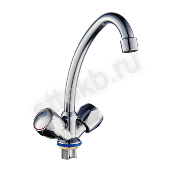 Смеситель ROEGEN RR023A для кухни, 1/2" м/к, на гайке - Сантехтрейд - Интернет-магазин сантехники г. Екатеринбург