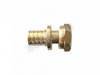 Аксиальная Муфта с накидной гайкой латунь 16*3/4" GAMINI - Сантехтрейд - Интернет-магазин сантехники г. Екатеринбург