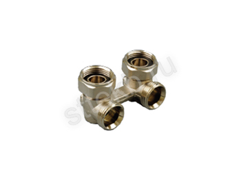 Узел нижнего подключения радиатора Н-образный УГЛОВОЙ 3/4" RITABLE - Сантехтрейд - Интернет-магазин сантехники г. Екатеринбург