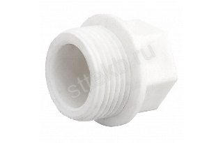 ПП Заглушка резьбовая 20х1/2" (1000/250) - Сантехтрейд - Интернет-магазин сантехники г. Екатеринбург