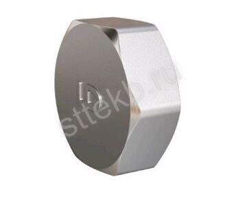 Заглушка 2" DN50 ВР латунь никель  LD - Сантехтрейд - Интернет-магазин сантехники г. Екатеринбург