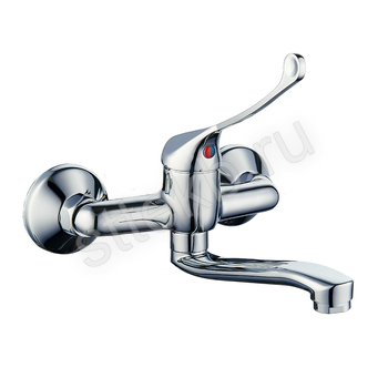 Смеситель ROEGEN RE000A для кухни, 35 мм, пристенный, локтевой - Сантехтрейд - Интернет-магазин сантехники г. Екатеринбург