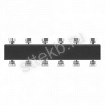 Коллектор распределительный Wester, до 5 контуров с кронштейном - Сантехтрейд - Интернет-магазин сантехники г. Екатеринбург