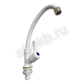 Смеситель ROEGEN RV523A моно, 1/2" м/к, ABS, белый, вентиль L3 - Сантехтрейд - Интернет-магазин сантехники г. Екатеринбург