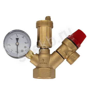 Группа безопасности котла компакт 1" СТМ ТЕРМО - Сантехтрейд - Интернет-магазин сантехники г. Екатеринбург