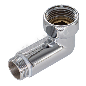 Уголок г/ш 1"х1/2" для п/с хром. СТМ ТЕРМО (шт.) - Сантехтрейд - Интернет-магазин сантехники г. Екатеринбург