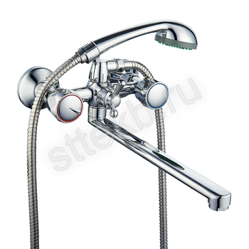 Смеситель ROEGEN RR120B для ванны, 1/2" м/к, плоский излив - Сантехтрейд - Интернет-магазин сантехники г. Екатеринбург