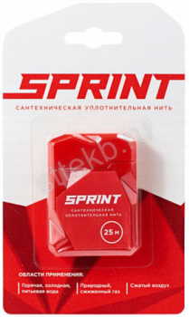 Нить сантех. д/герметизации резьбовых соед. 25м SPRINT - Сантехтрейд - Интернет-магазин сантехники г. Екатеринбург