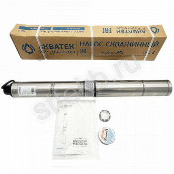 Насос скважинный Акватек SPS тип 2 3,5" 4-160 с кабелем 1 м - Сантехтрейд - Интернет-магазин сантехники г. Екатеринбург