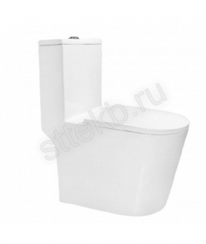 Унитаз моноблок напольный Knois KN6292200 горизонтальный выпуск, Торнадо, микролифт, 70х37х80 см. - Сантехтрейд - Интернет-магазин сантехники г. Екатеринбург