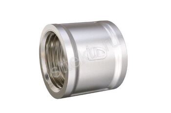 Муфта 3/4" ВР DN20 латунь никель LD - Сантехтрейд - Интернет-магазин сантехники г. Екатеринбург