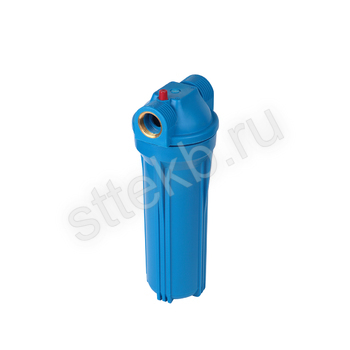 Фильтр магистральный для холодной воды, без картриджа (синий корпус 10") 3/4" - Сантехтрейд - Интернет-магазин сантехники г. Екатеринбург