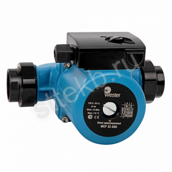 Насос циркуляционный Wester WCP 32-80G (с гайками) - Сантехтрейд - Интернет-магазин сантехники г. Екатеринбург