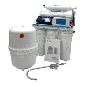 Фильтр 5 ступеней с насосом повысителем (обратный осмос, вер.2) - Сантехтрейд - Интернет-магазин сантехники г. Екатеринбург