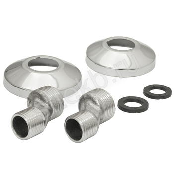 Эксцентрики с отражателями (2 отражателя, 2 эксцентрика и 2 прокладки) - Сантехтрейд - Интернет-магазин сантехники г. Екатеринбург