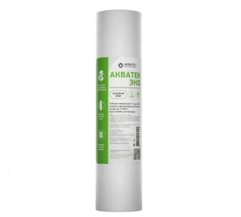 Картридж из вспененного полипропилена АКВАТЕК ЭКО 10" SL для хол воды 5 мкм - Сантехтрейд - Интернет-магазин сантехники г. Екатеринбург