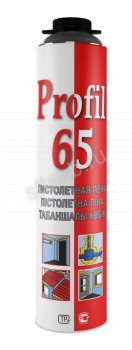 Монтажная пена пистолетная 65 820мл арт.130776, Profil - Сантехтрейд - Интернет-магазин сантехники г. Екатеринбург