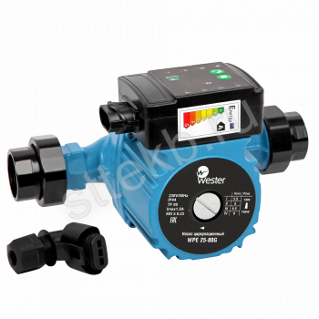 Насос циркуляционный Wester WPE 25-80G (с гайками) - Сантехтрейд - Интернет-магазин сантехники г. Екатеринбург