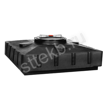 Бак д/душа 240 (черный) (950х950х440) Миасское без выхода под ТЭН - Сантехтрейд - Интернет-магазин сантехники г. Екатеринбург