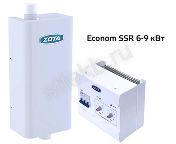 Электрокотел  ZOTA - 6 "Econom SSR" V2 ПУ на твердотельных реле (в комплекте) без кабеля - Сантехтрейд - Интернет-магазин сантехники г. Екатеринбург