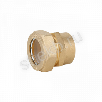 Муфта обжимная прямая с внутренней резьбой  15 х 1/2" Gappo G1251.1504 - Сантехтрейд - Интернет-магазин сантехники г. Екатеринбург