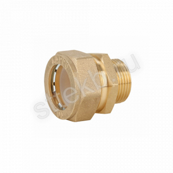Муфта обжимная прямая с наружной резьбой  15 х 1/2" Gappo G1252.1504 - Сантехтрейд - Интернет-магазин сантехники г. Екатеринбург