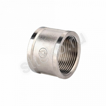 Муфта ВР-ВР, никелированная  3/4" Gappo G2201.05 - Сантехтрейд - Интернет-магазин сантехники г. Екатеринбург