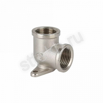 Угольник с креплением ВР-ВР, никелированный  1/2" Gappo G2209.04 - Сантехтрейд - Интернет-магазин сантехники г. Екатеринбург