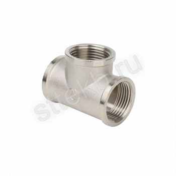 Тройник ВР-ВР-ВР, никелированный  1" x 3/4" x 1" Gappo G2210.0605 - Сантехтрейд - Интернет-магазин сантехники г. Екатеринбург