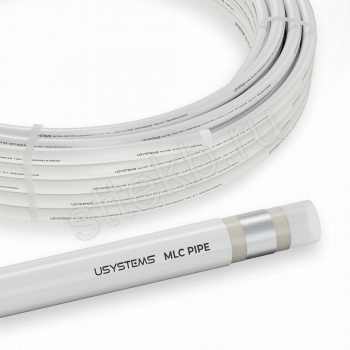 Труба MLC белая 20x2,0 бухта 100м '100Ф 1237003 USYSTEMS - Сантехтрейд - Интернет-магазин сантехники г. Екатеринбург