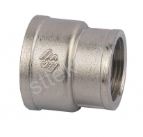 Муфта переходная 3/4"x1/2" ВР-ВР латунь никель TAEN - Сантехтрейд - Интернет-магазин сантехники г. Екатеринбург