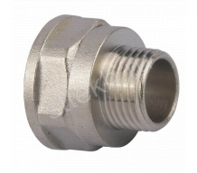 Переход 1 1/4"x3/4" ВР-НР латунь никель TAEN - Сантехтрейд - Интернет-магазин сантехники г. Екатеринбург