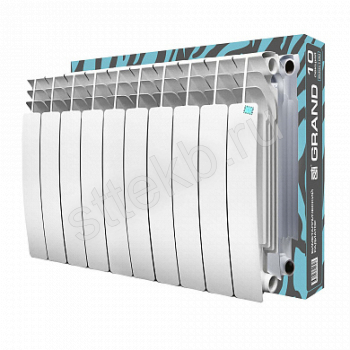 Радиатор  BIMETAL STI GRAND 500/100 10сек. - Сантехтрейд - Интернет-магазин сантехники г. Екатеринбург